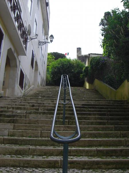 Un escalier... — Lisbonne (Portugal)