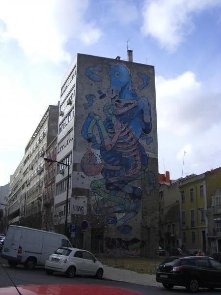 Fresque contemporaine — Lisbonne (Portugal)
