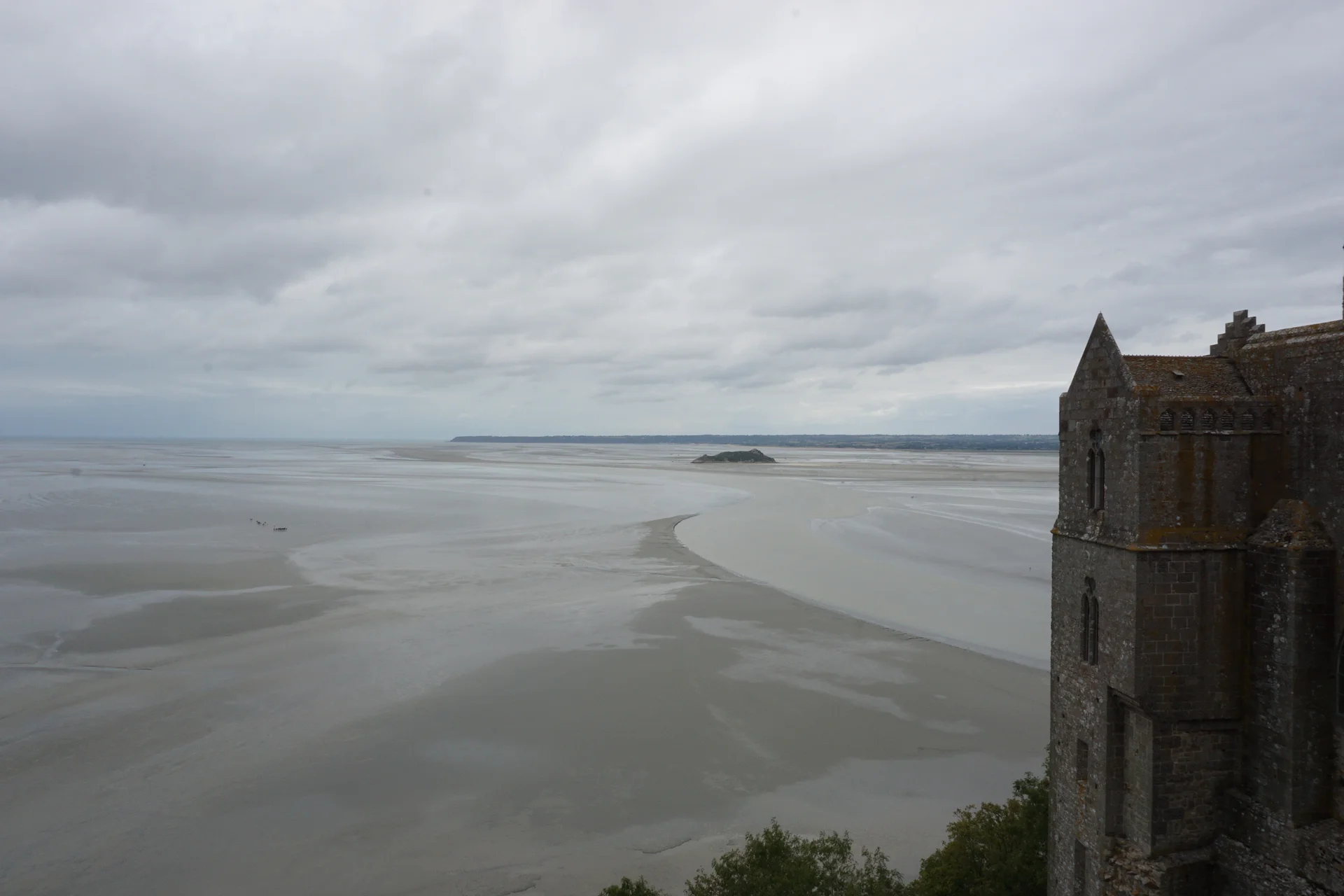 La baie et les marées — Abbaye du Mont-Saint-Michel (France)