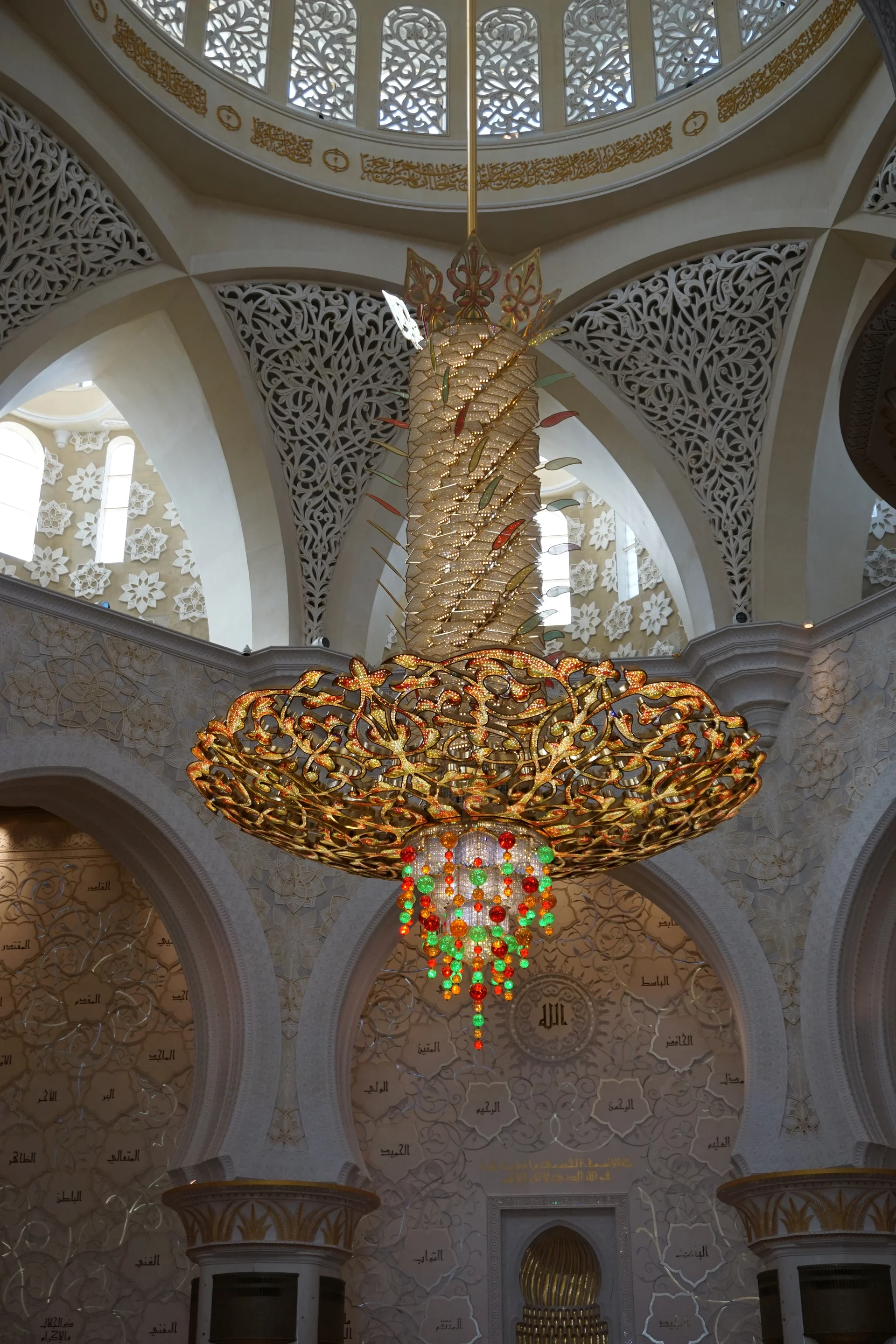 Lustre — Grande mosquée de Sheikh Zayed (Émirats arabes unis)