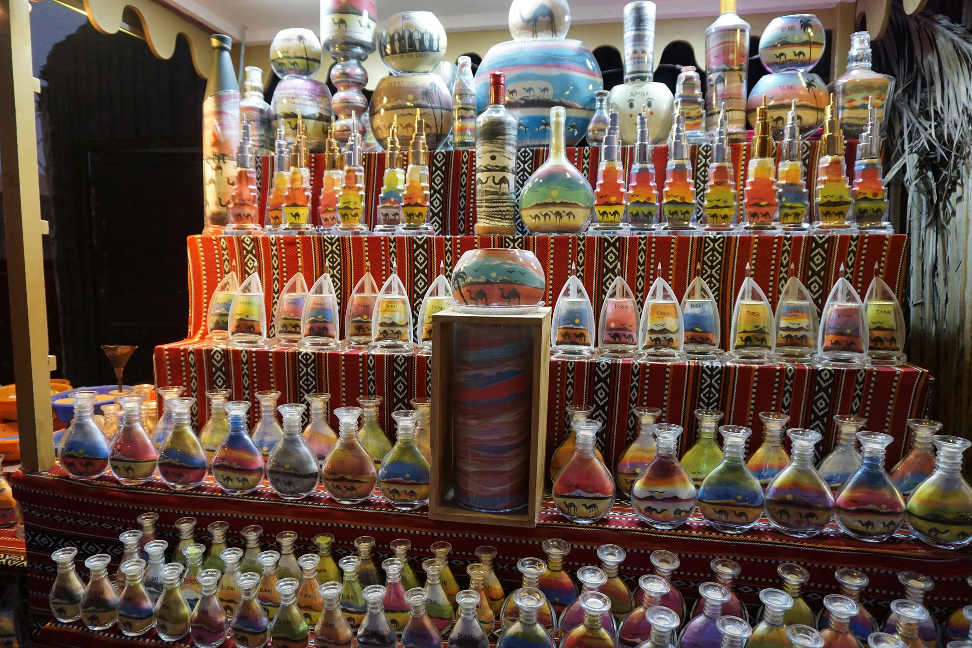 Etal de Sand Art (Émirats arabes unis)