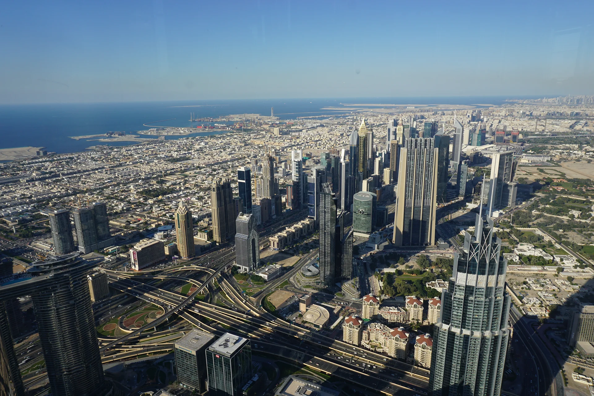 Vue vers le nord de la ville — Dubaï (Émirats arabes unis)