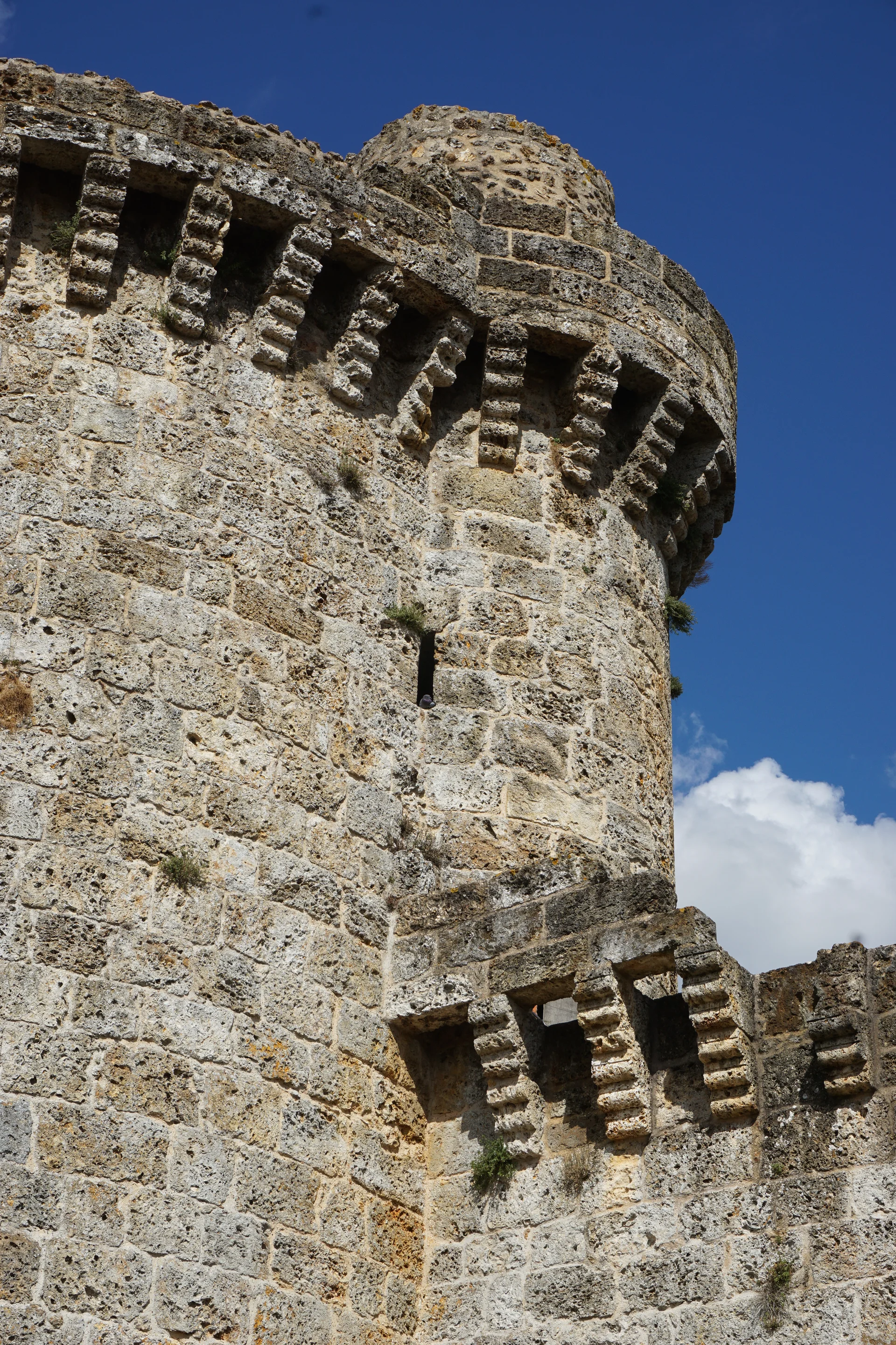 Des murs coiffés de créneaux