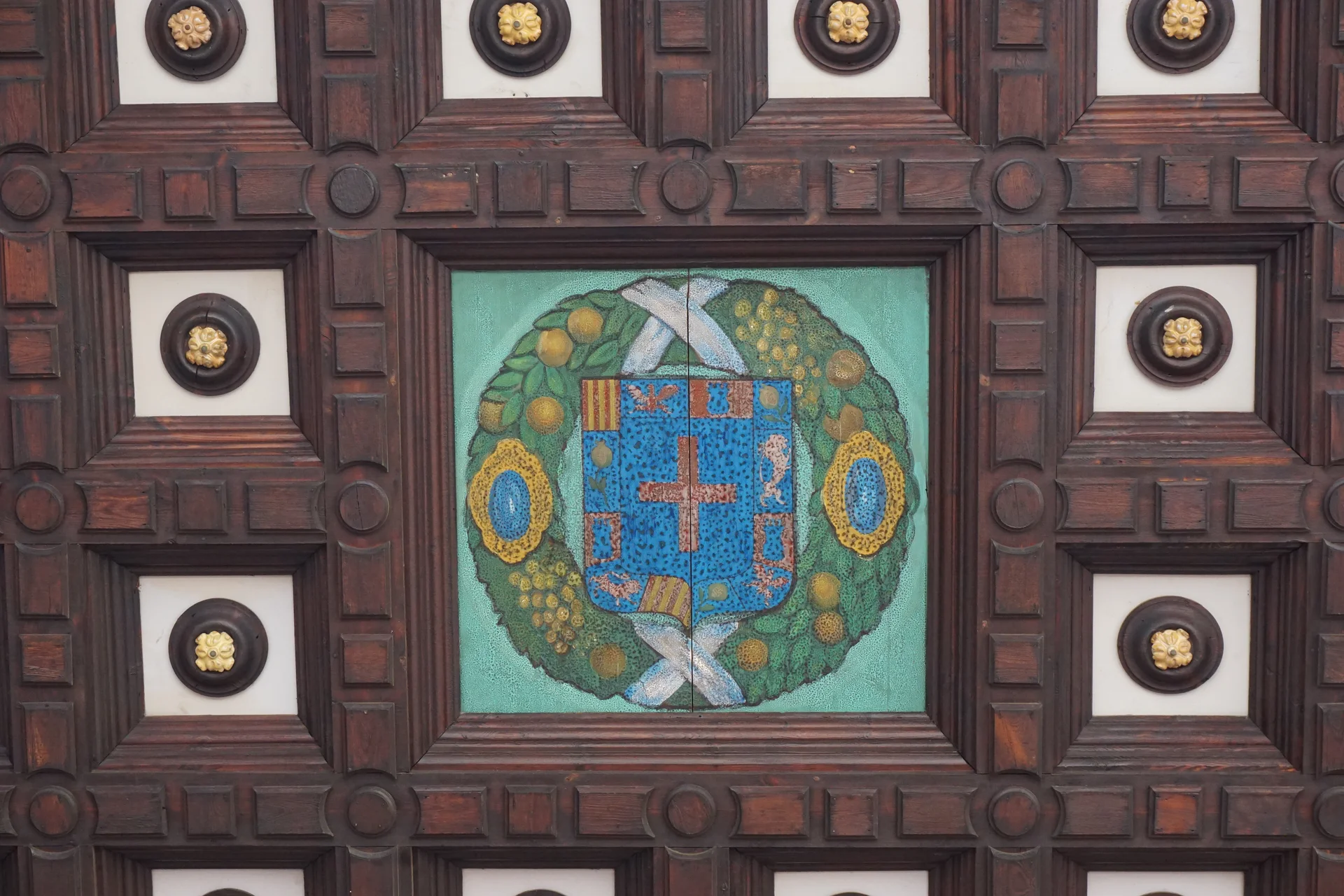 Gros plan sur plafond — Plaza de España (Espagne)