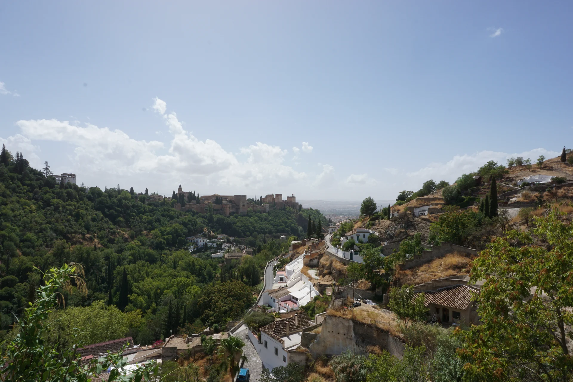 Vue depuis la terrasse du musée — Grenade (Espagne)