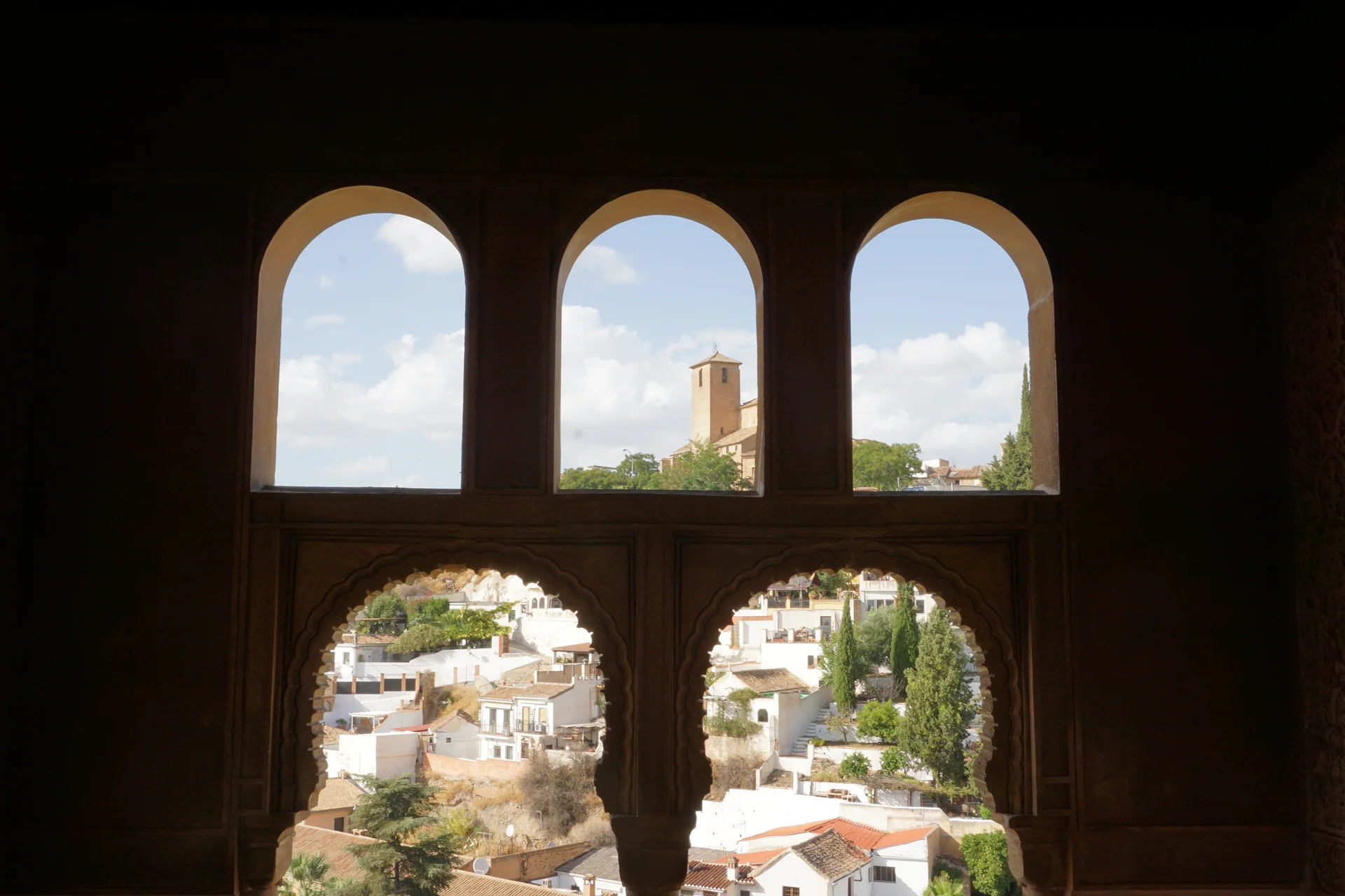 Vue depuis la tourelle — Palais de Dar al-Horra (Espagne)