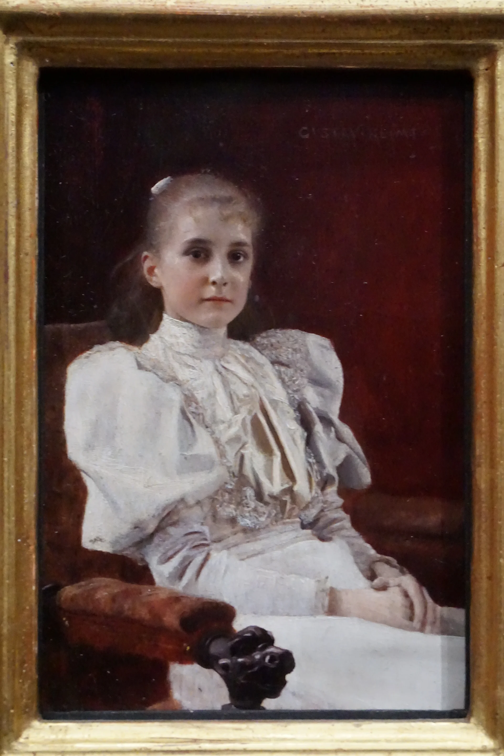 Seated Young Girl, Klimt