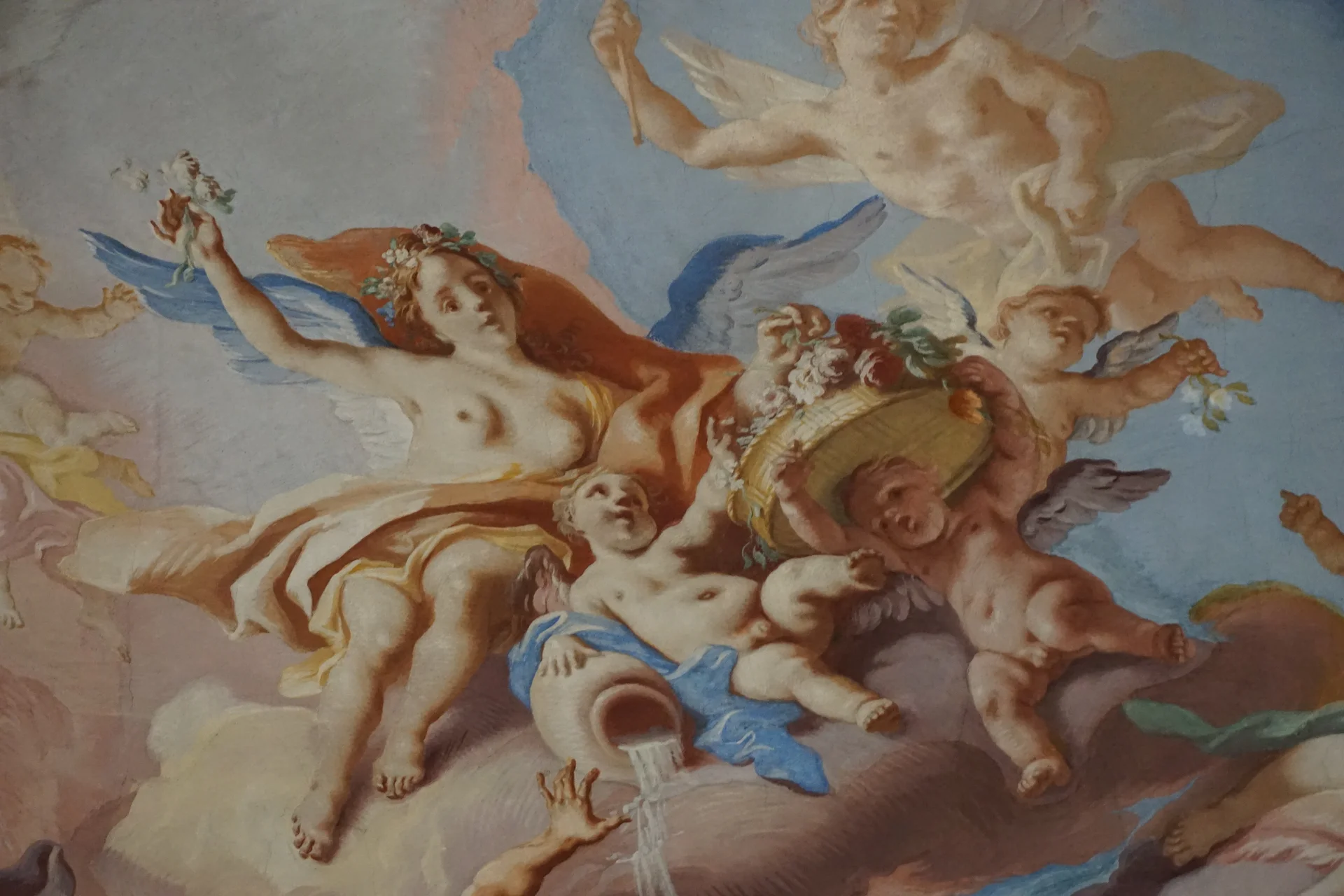 Fresque — Palais du Belvédère de Vienne (Autriche)
