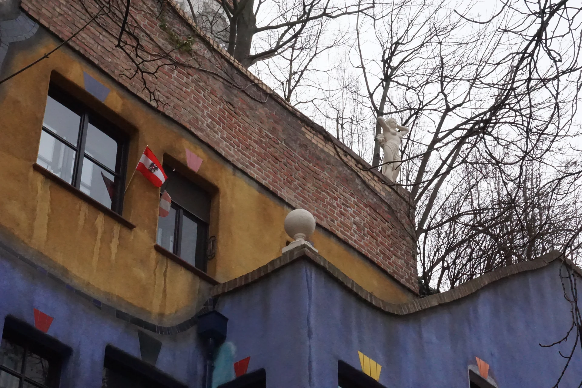 Statue décorative — Maison Hundertwasser (Autriche)