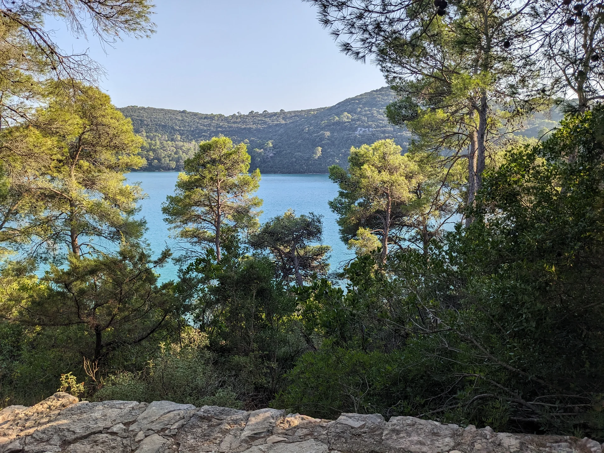 Lac salé Lac salé — Parc national de Mljet (Croatie)