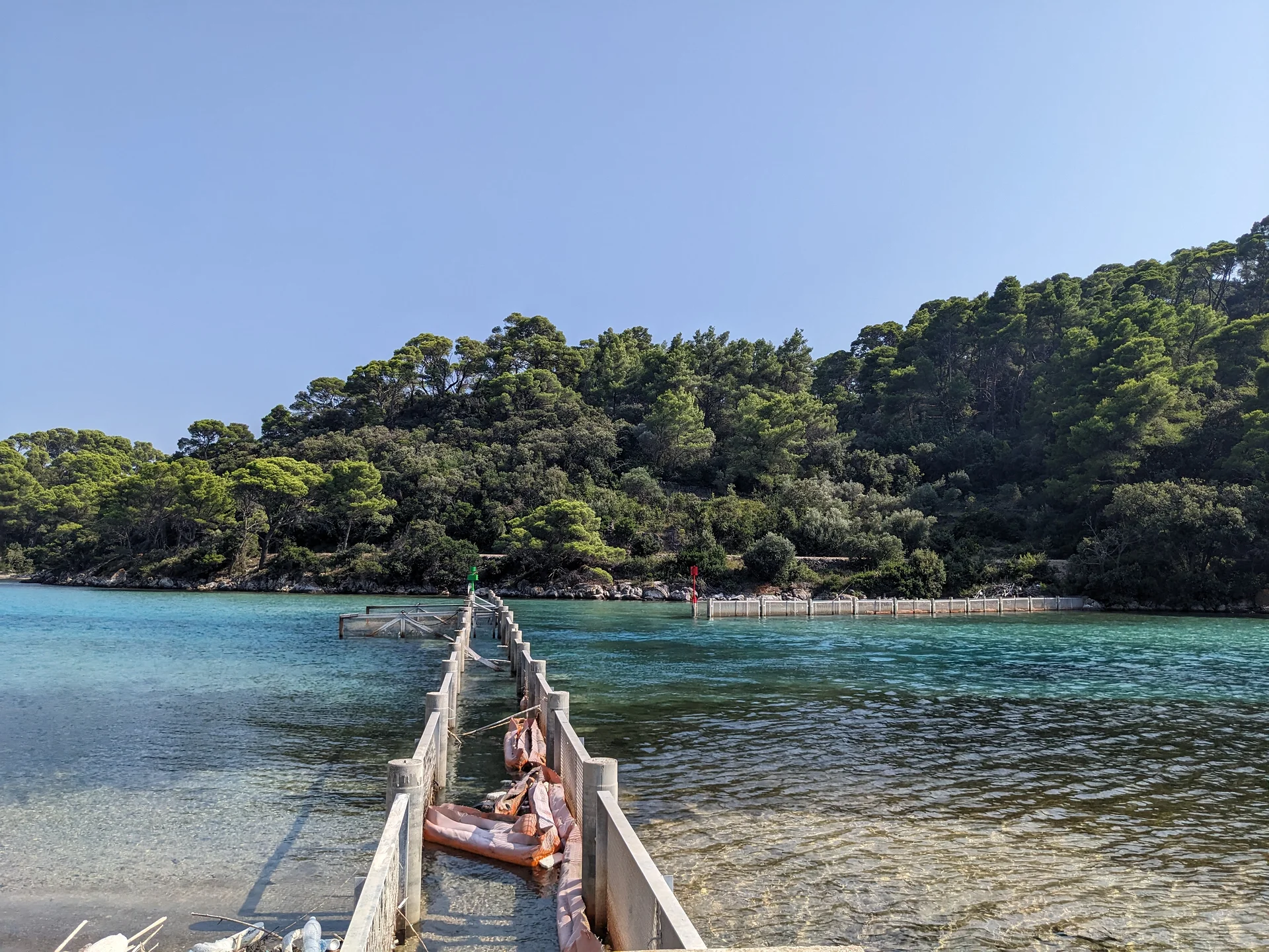 Barrage à l'embouchure Barrage à l'embouchure — Parc national de Mljet (Croatie)