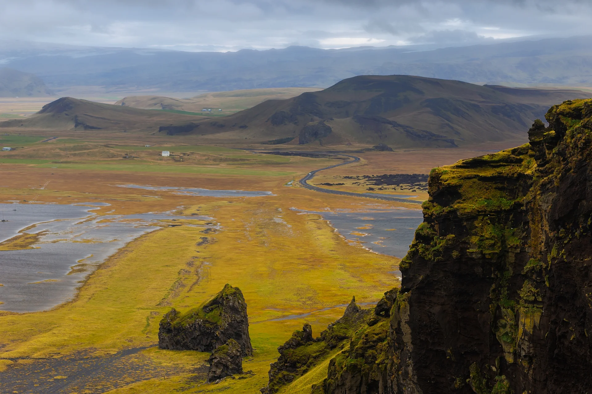 Paysages volcaniques à Rangárþing eystra (photo de Pascual Bernad)