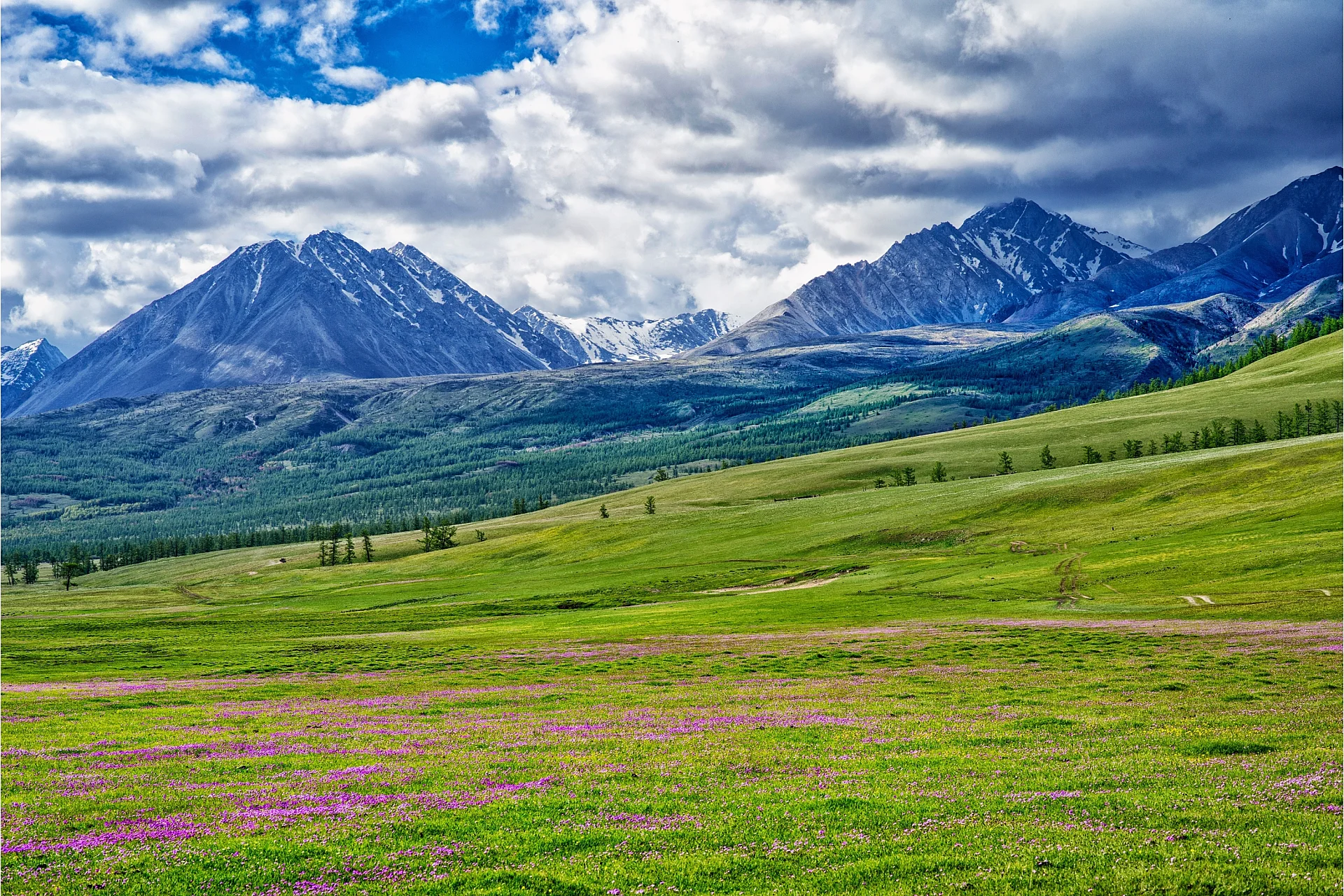 Montagnes de Mongolie (photo de Kanenori)