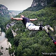 Saut à l'élastique dans les Gorges du Tarn