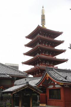 Pagode du temple Sensoji