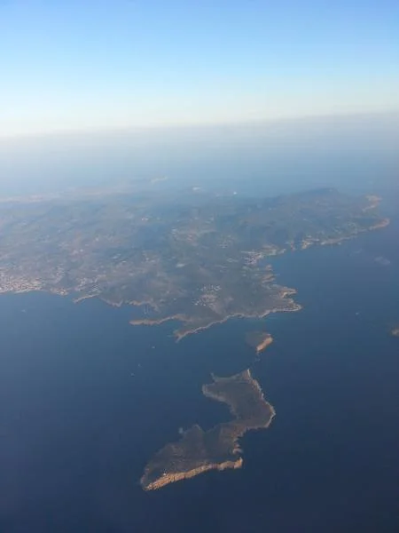 Ibiza vue d'avion — Ibiza (Espagne)