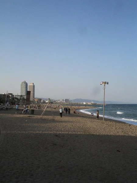 Barcelone plage — Plage de la Barceloneta (Espagne)