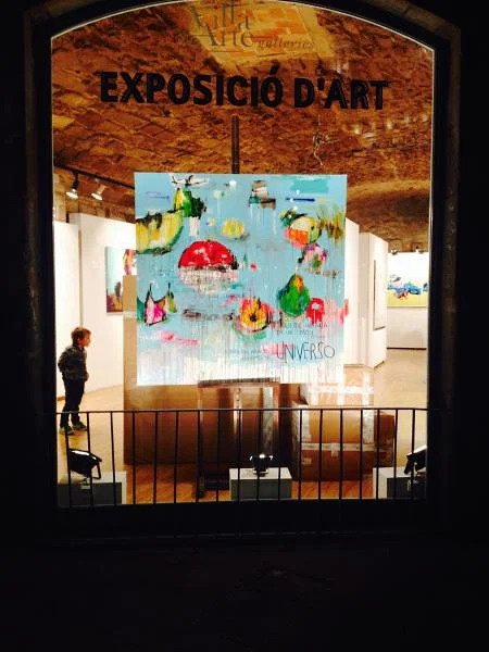 Barcelone, côté galerie — Place de Catalogne (Espagne)