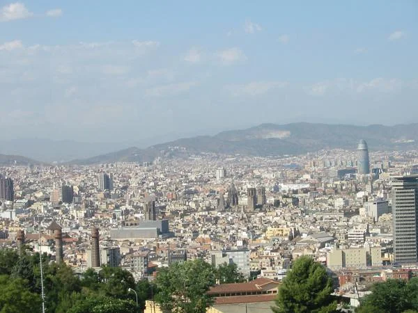 Barcelone vue du ciel — Barcelone (Espagne)