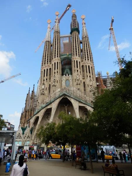 Façade de la  Sagrada Familia — Sagrada Família (Espagne)
