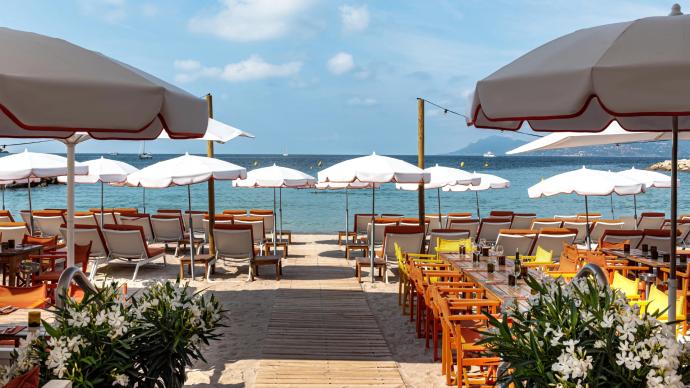 Terrasse du restaurant Bijou Plage ©Bijou Plage