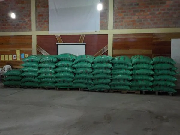 Sacs de grains de cacao Sacs de grains de cacao — Tena (Équateur)