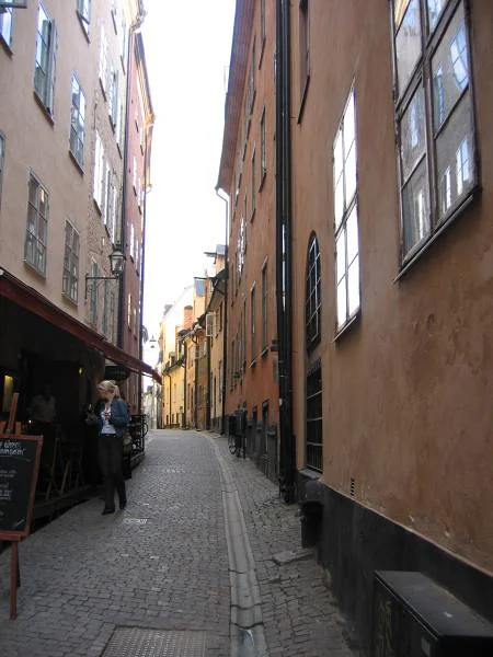 Ruelles étroites du centre ville — Stockholm (Suède)