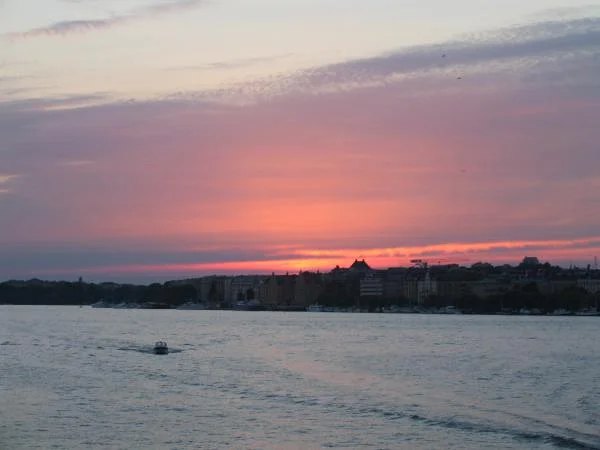 Soleil couchant sur Stockholm — Stockholm (Suède)