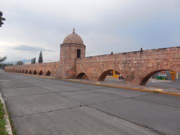 La longueur de l'aqueduc