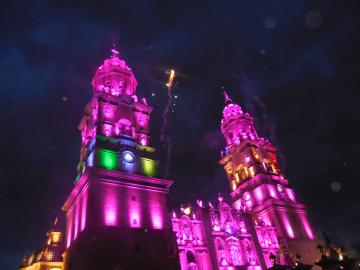 La cathédrale en rose