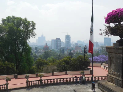 Vue depuis la colline de Chapultepec