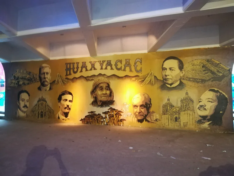 Fresque des personnages célèbres du Oaxaca — Oaxaca (Mexique)