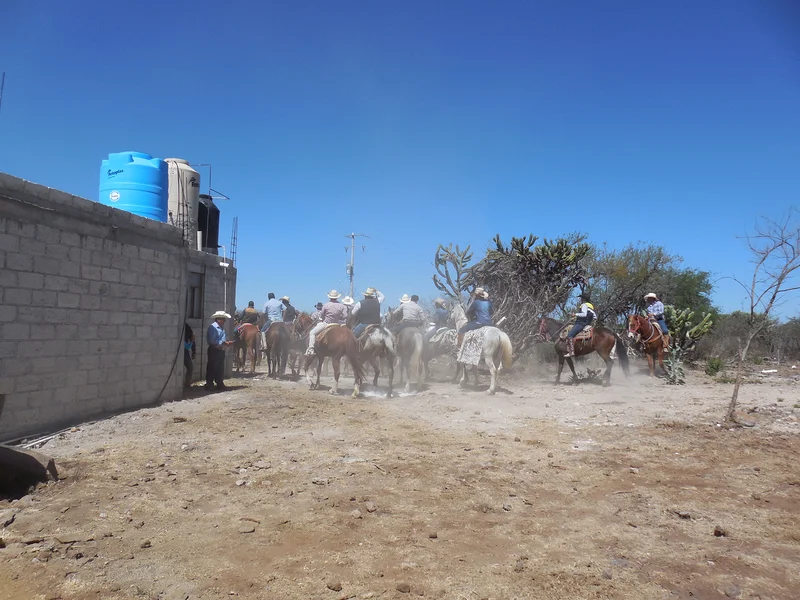 Fin de la cérémonie (Mexique)