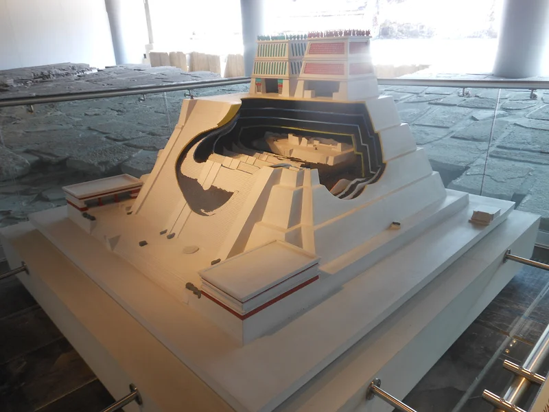 Maquette du Templo Mayor — Templo Mayor (Mexique)