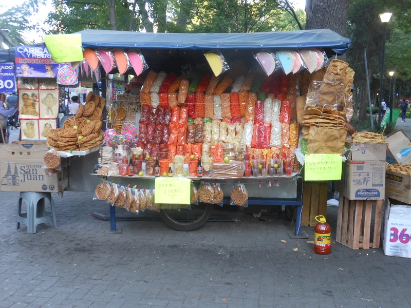 Churros y chicharrones — Parc de Chapultepec (Mexique)