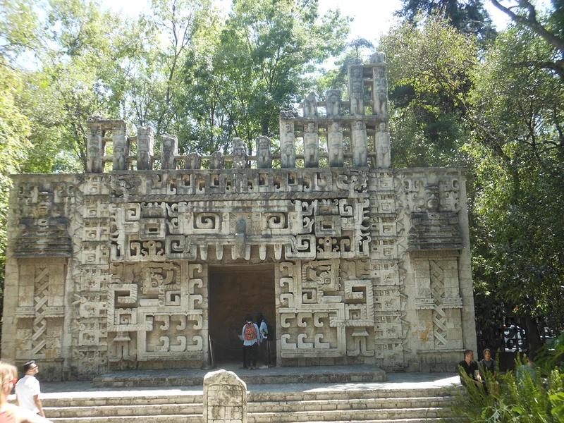 Temple de Hochob — Musée national d'anthropologie de Mexico (Mexique)