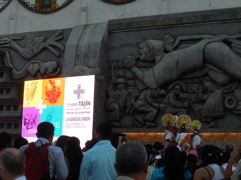 Préparation de l’ouverture de la Cumbre Tajín 2017 — Papantla de Olarte (Mexique)