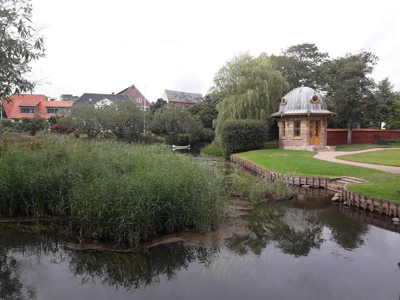 Vue sur la ville et ses canaux — Ribe (Danemark)