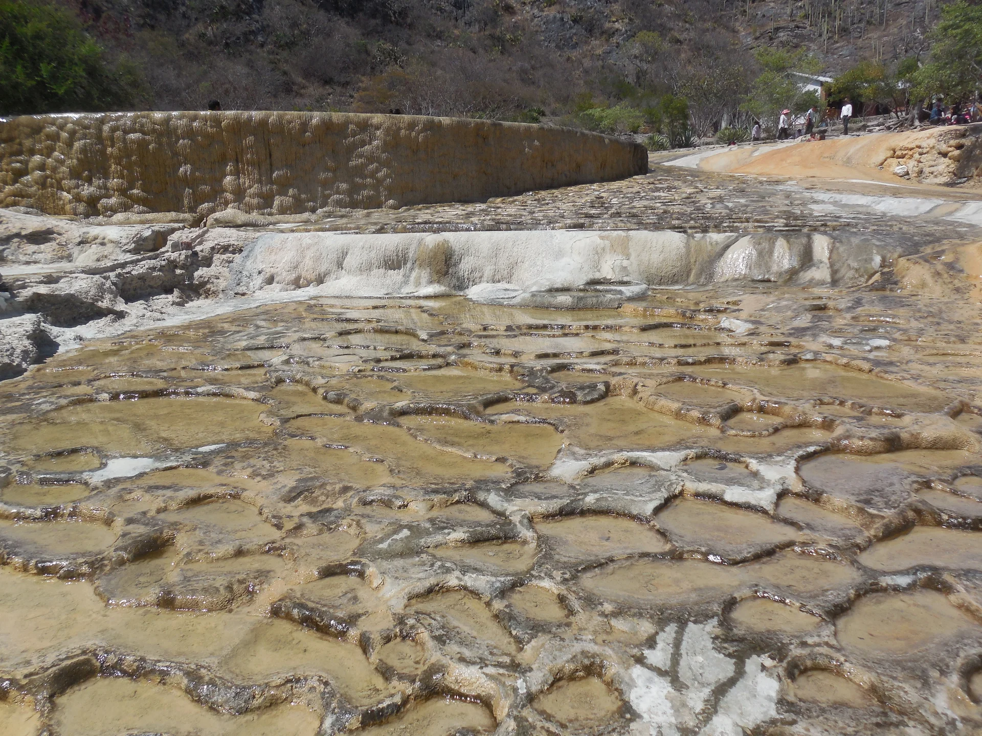 Flaques de sel — Hierve el Agua (Mexique)