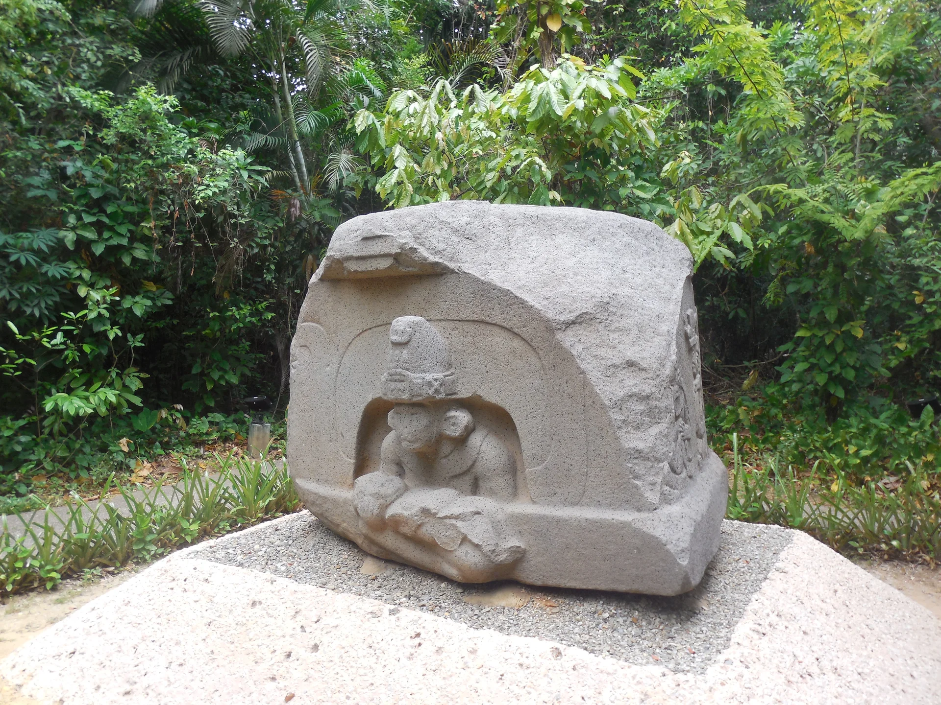 Trône singe — Villahermosa (Mexique)