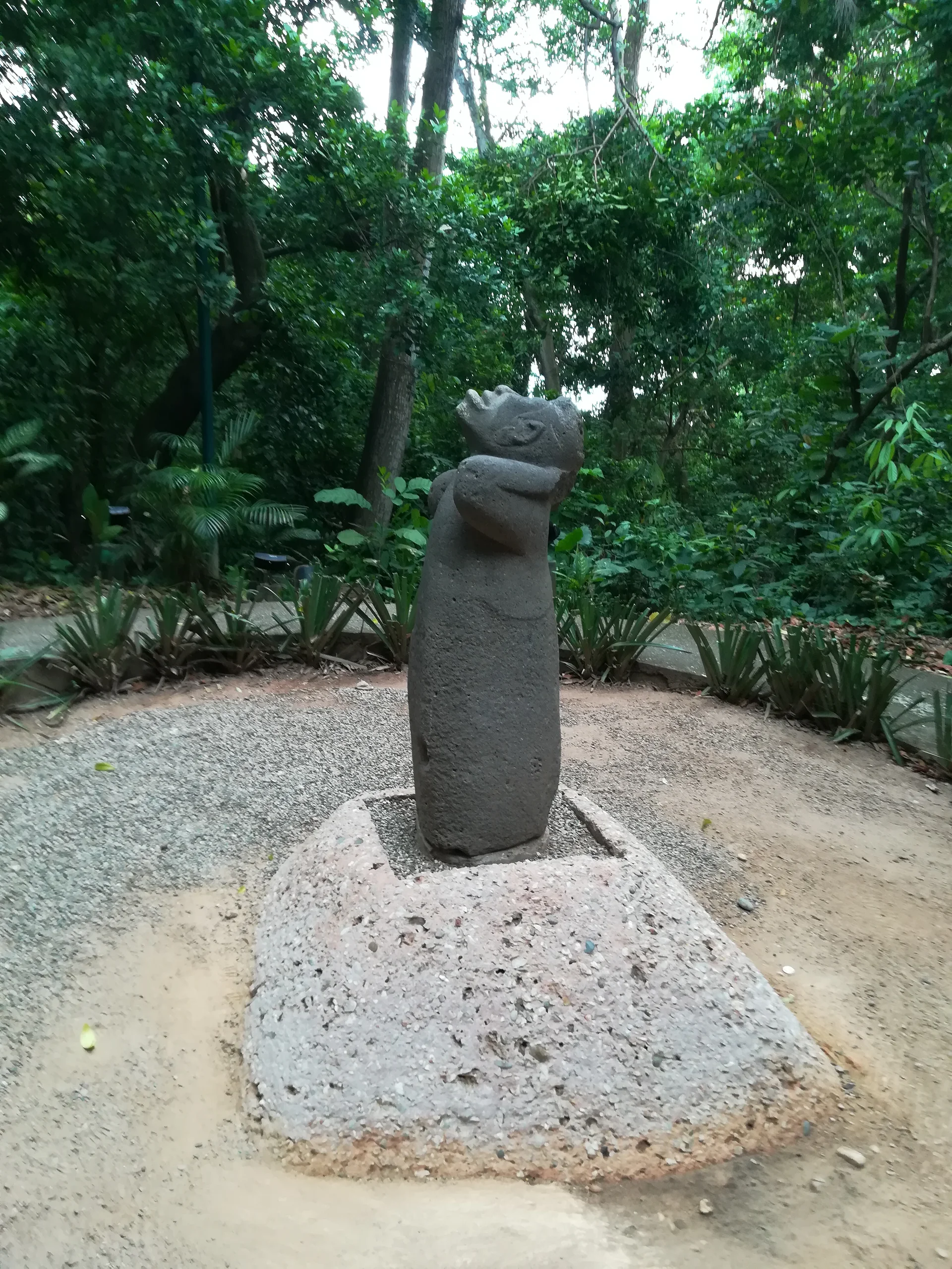 Sculpture de singe — Villahermosa (Mexique)