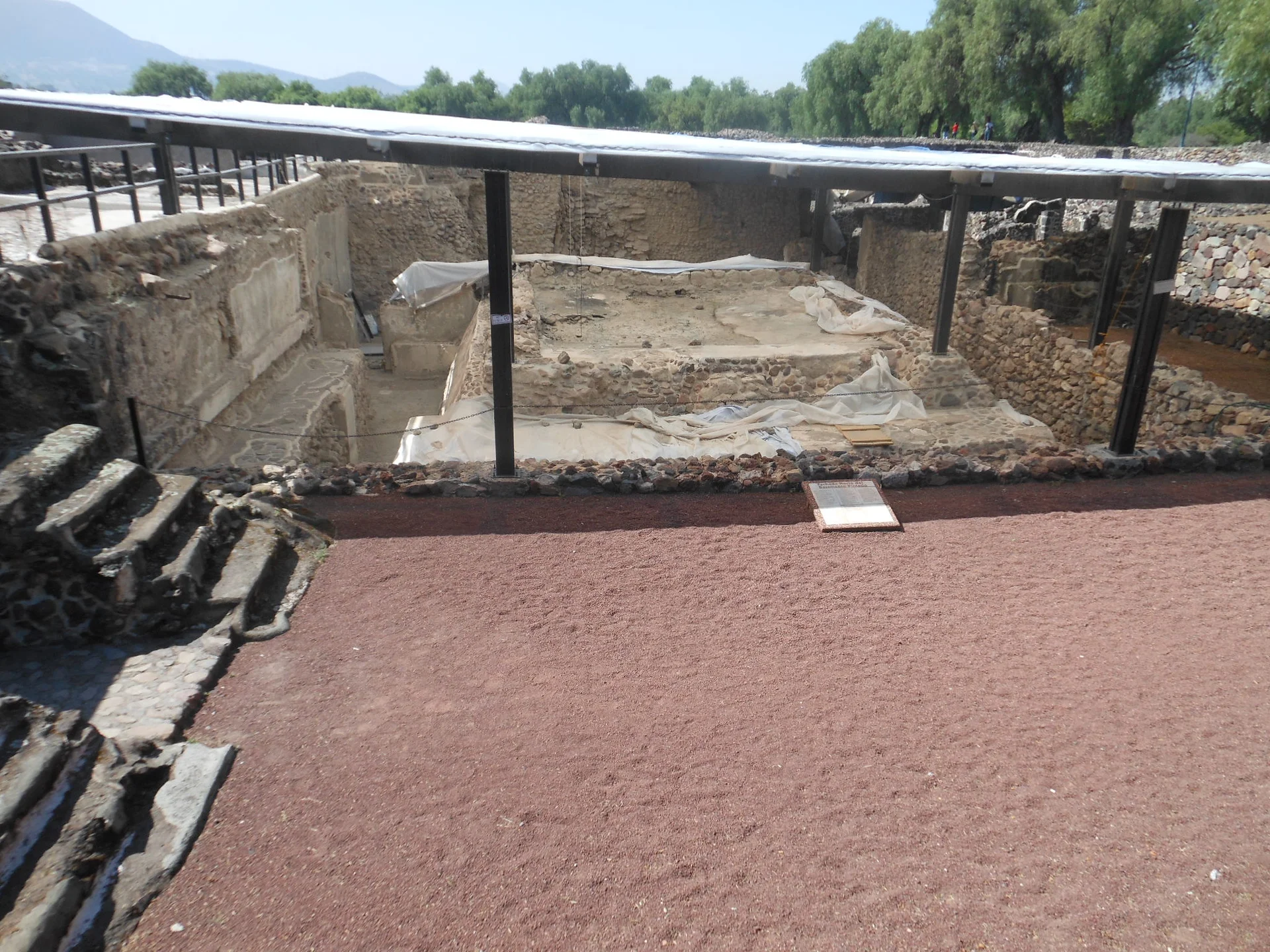 Fouilles en cours — Site archéologique de Teotihuacan (Mexique)