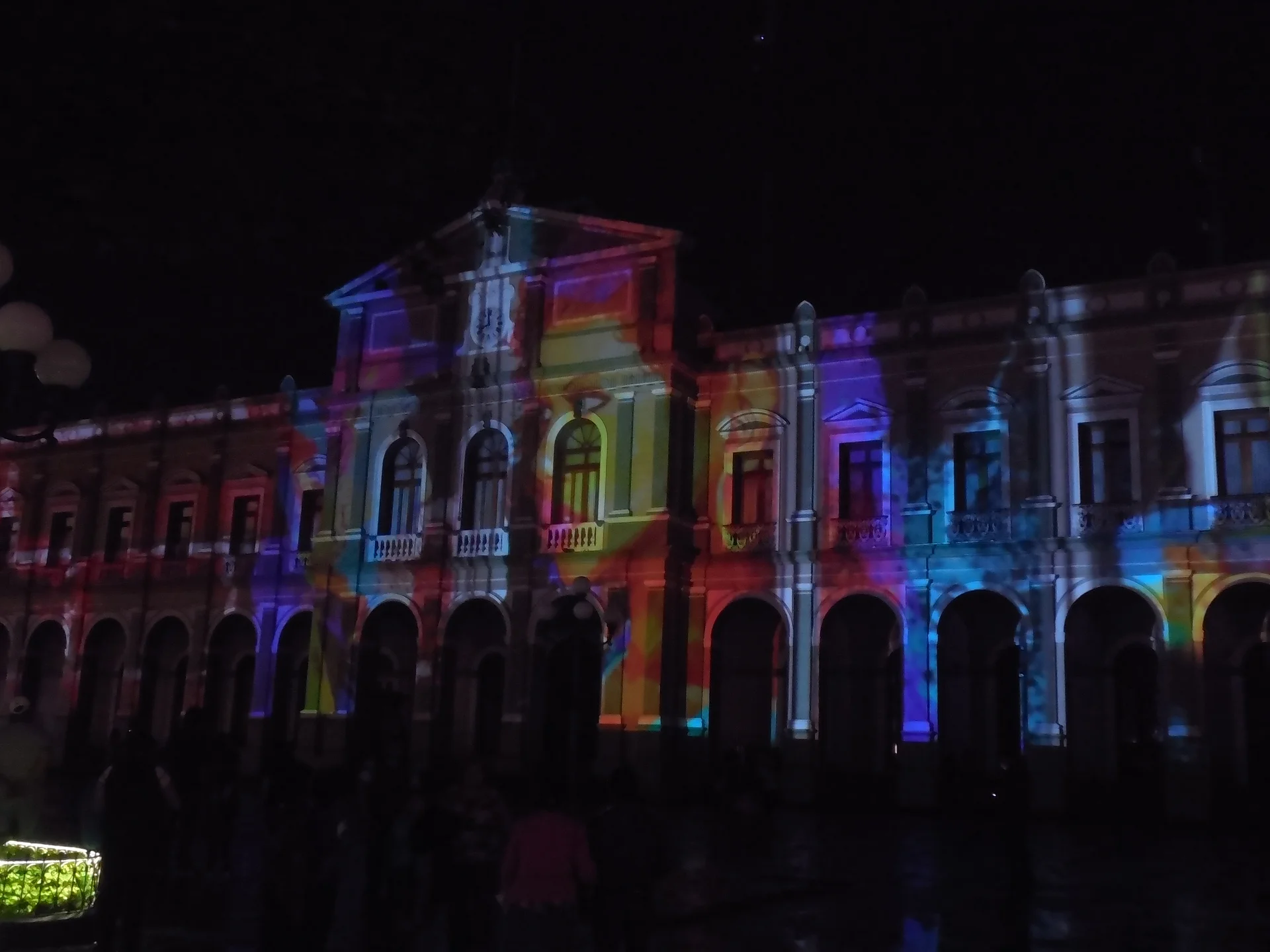 Les projections lumineuses sur le Palais Municipal — Córdoba (Mexique)