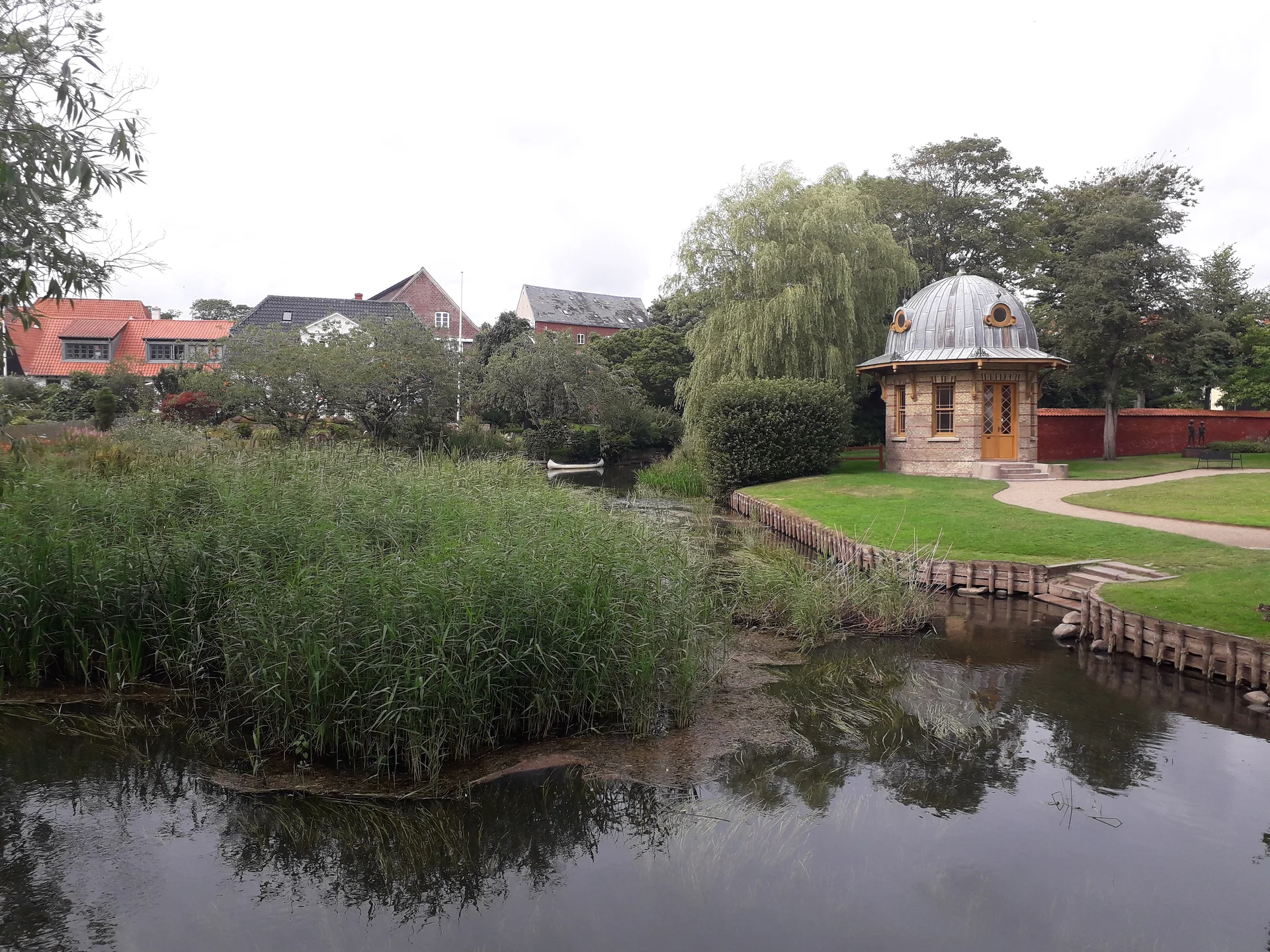 Vue sur la ville et ses canaux — Ribe (Danemark)