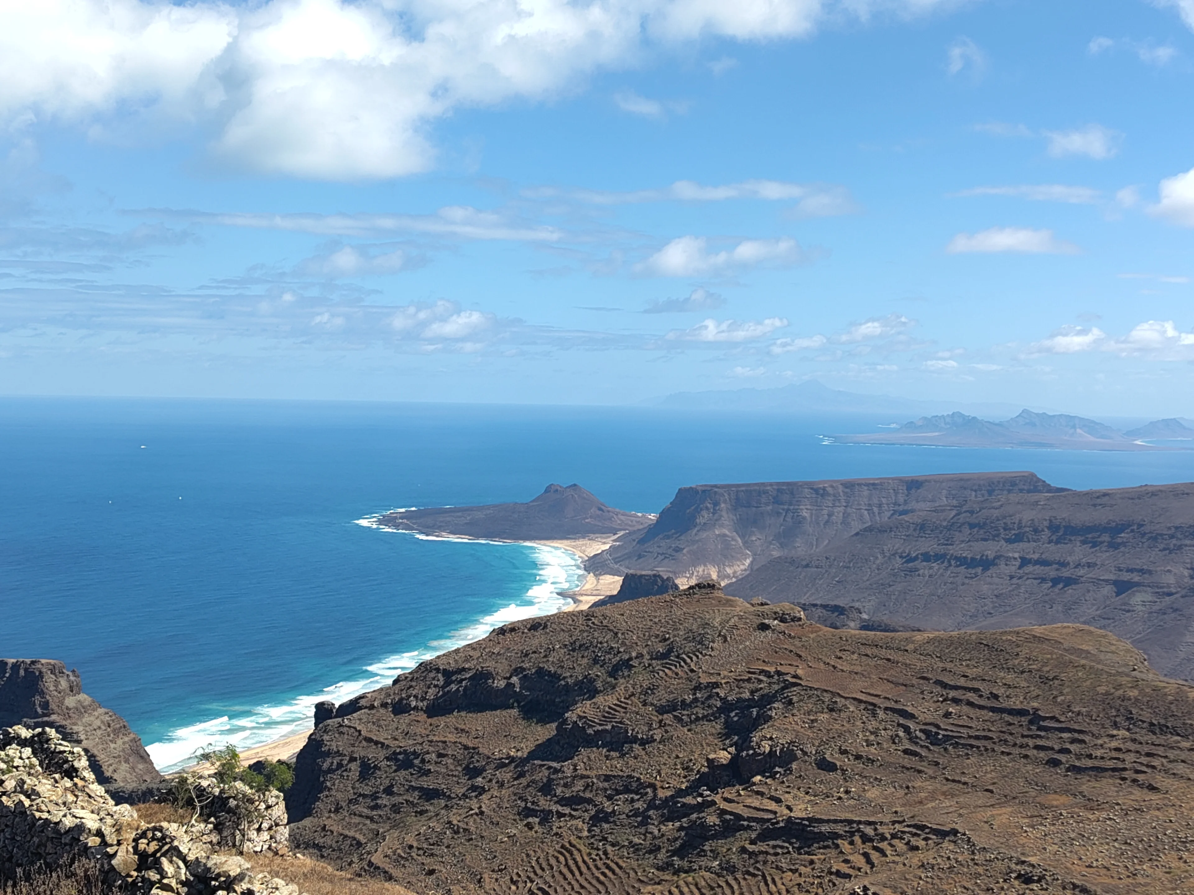Vue depuis le sommet de São Vicente 
