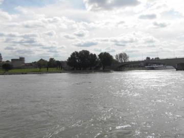 Le Rhône en automne