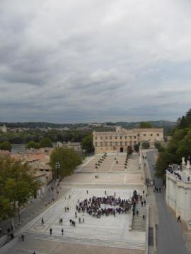 Vue aérienne Place du Palais