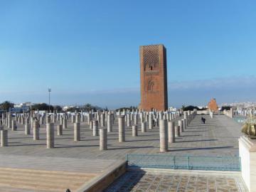 Place du mausolée de Rabat
