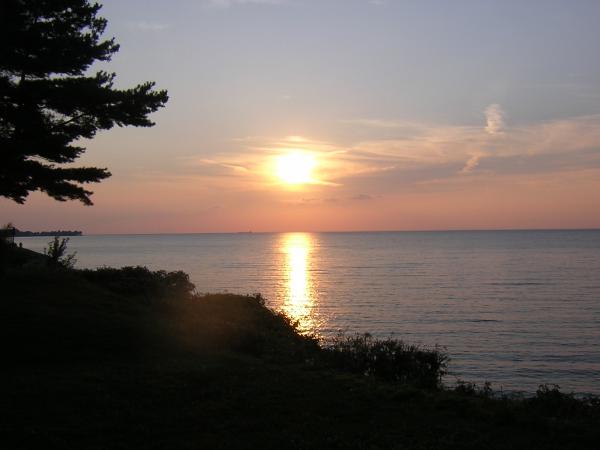 Coucher de soleil à Niagara on the lake