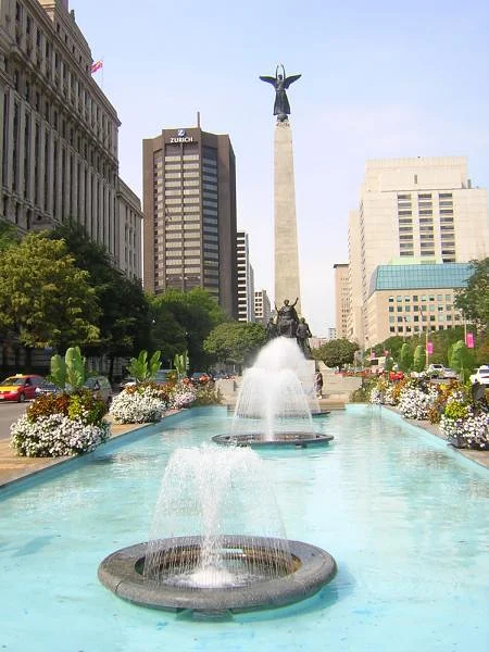 Fontaine du centre ville de Toronto